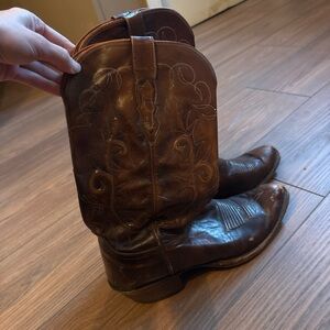 Lucchese Brown Cowboy Boots